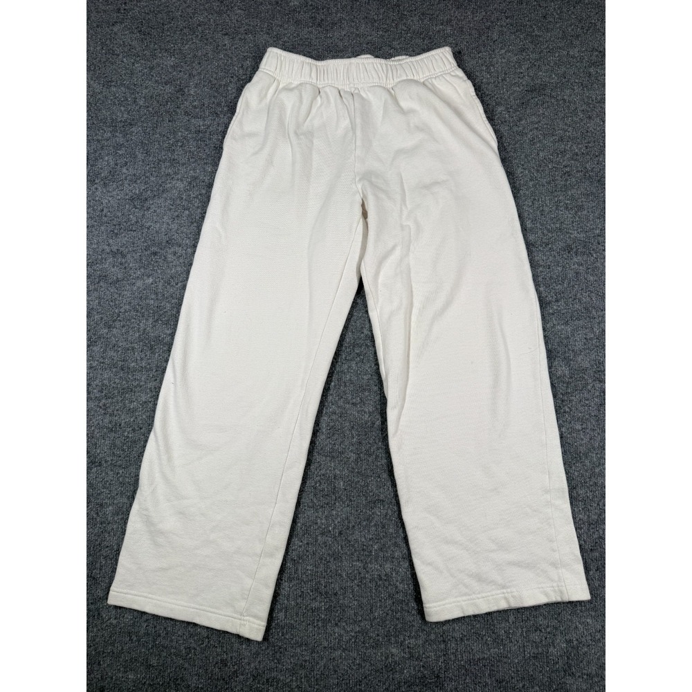 Aéropostale Cloud Soft Fleece Lounge Sweatpants Women XS Off White Elastic Waist
